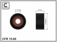 Ролик приводного ремня Caffaro  15-00 (60x17x31)