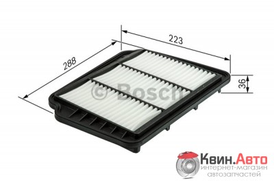 Воздушный фильтр Bosch F026400163 Chevrolet Lacetti Nubira