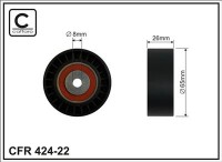 Ролик приводного ремня Caffaro  424-22 (65x8x26)