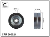 Ролик приводного ремня Caffaro  500024 (65x17x26,5)