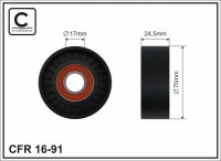 Ролик приводного ремня Caffaro  16-91 (70x17x24,5)