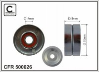 Ролик приводного ремня Caffaro  500026 (70x17x33)