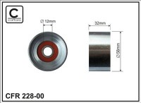 Ролик приводного ремня Caffaro  228-00 (58x12x32)