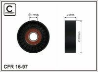 Ролик приводного ремня Caffaro  16-97 (70x17x24,5)