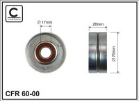 Ролик приводного ремня Caffaro  60-00 (70x17x26)